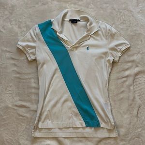 RL Polo white shirt with stripe size S